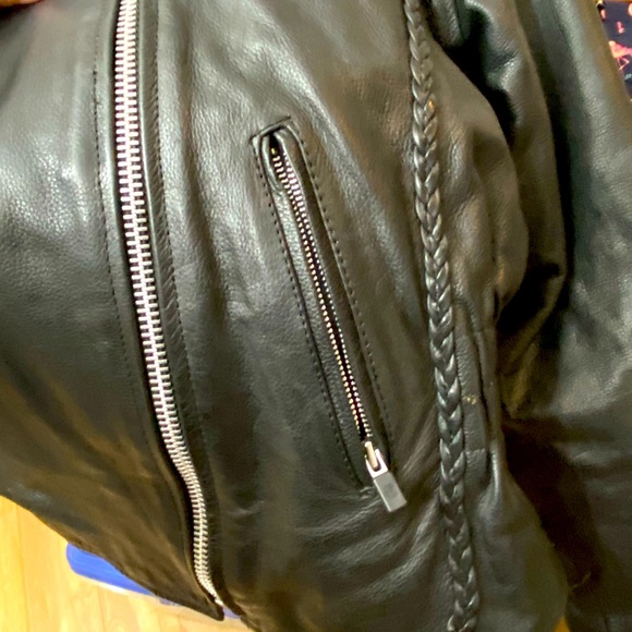 Interstate Leather Women’s Black Motorcycle Jacket XL Thinsulate Zipper Snaps - Picture 8 of 11